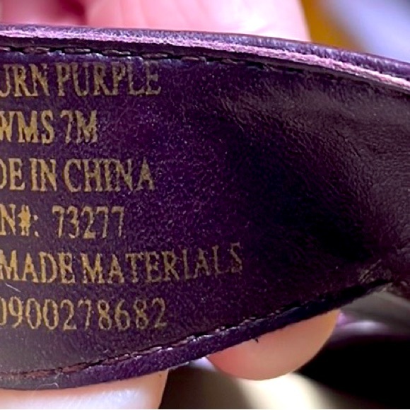 Croft & Barrow Purple Slide Sandals Size 7M - Picture 4 of 4